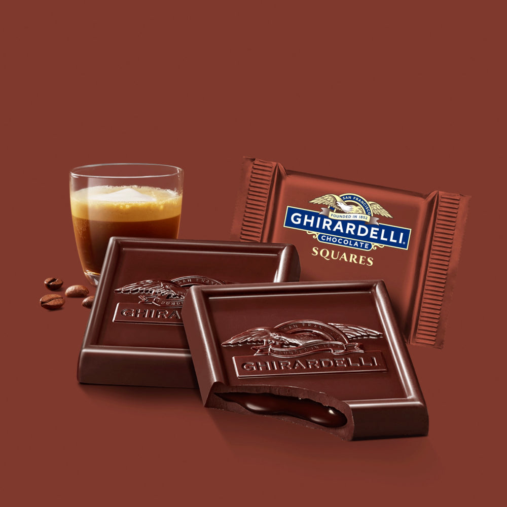 Ghirardelli Macchiato Coffee Dark Chocolate Squares