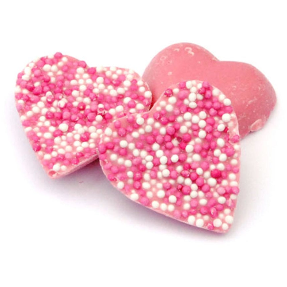 Hannah's Pink Hearts Sweet Bag - 100gms