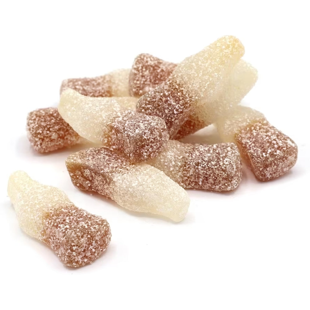 Vegan Fizzy Mini Cola Bottles Candy