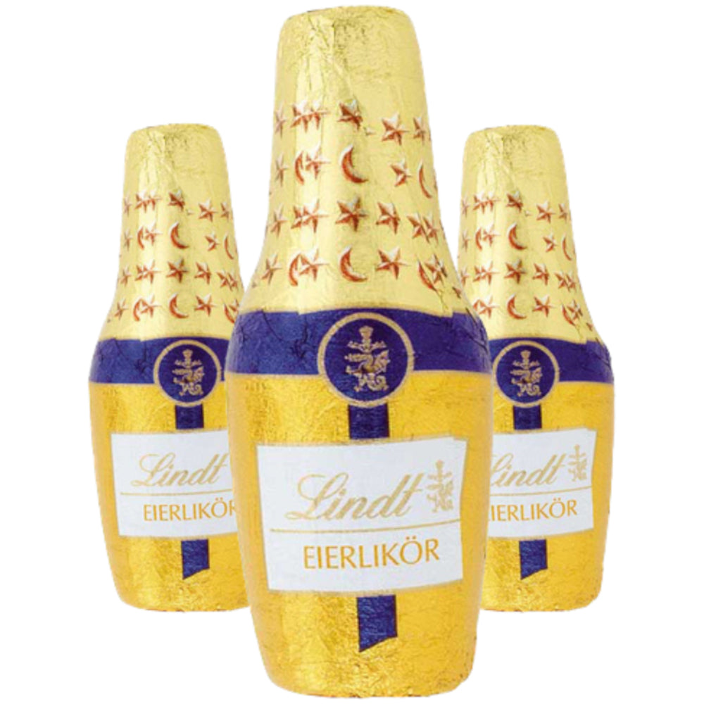 Lindt Eggnog Liqueur filled Dark Chocolate Bottle