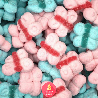Pink and Blue Butterfly Marshmallows