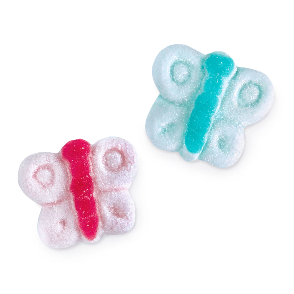 Pink and Blue Butterfly Marshmallows