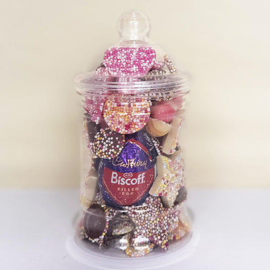 Cadbury Chocolate Egg Victorian Jar - Biscoff