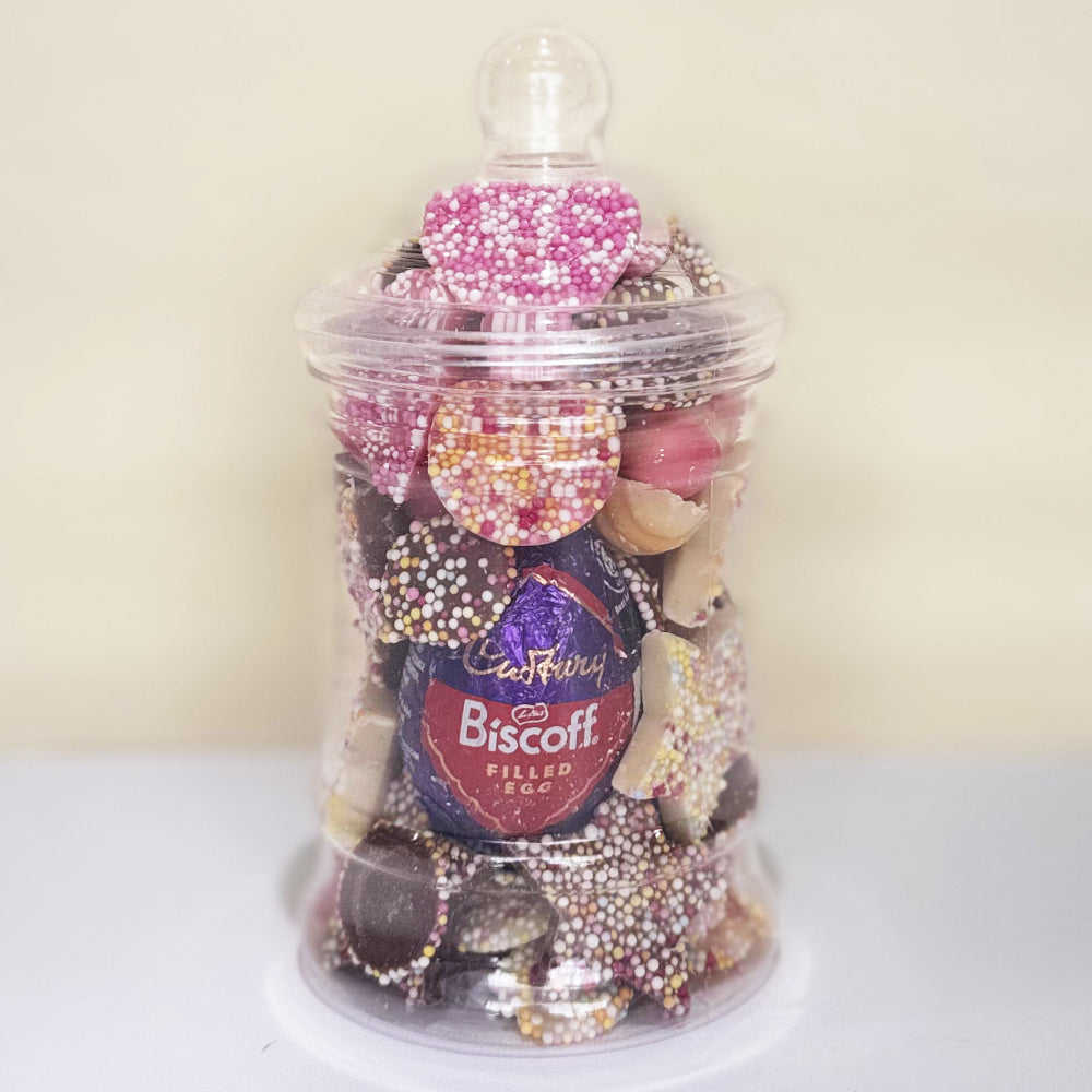 Cadbury Chocolate Egg Victorian Jar - Biscoff