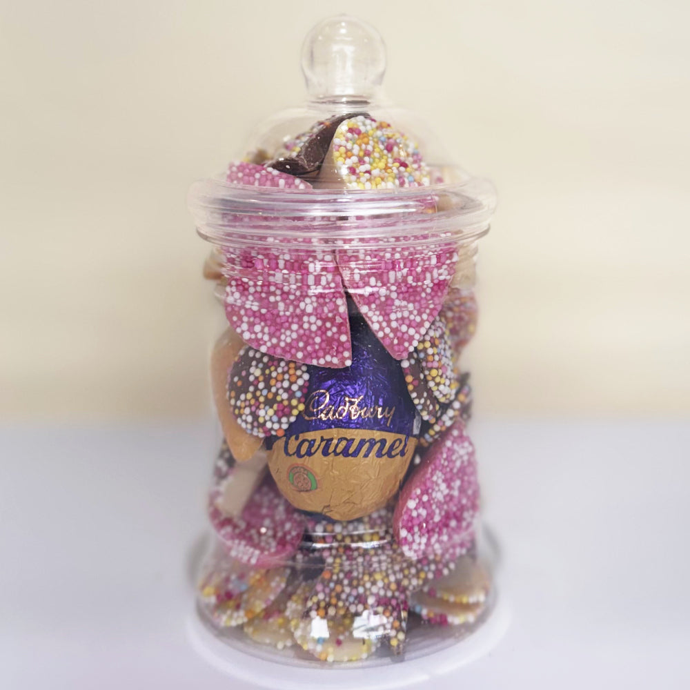 Cadbury Chocolate Egg Victorian Jar - Caramel