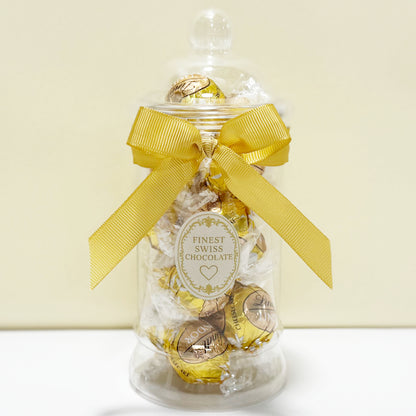 Lindt Cheesecake White Chocolate Truffles in a Victorian Jar