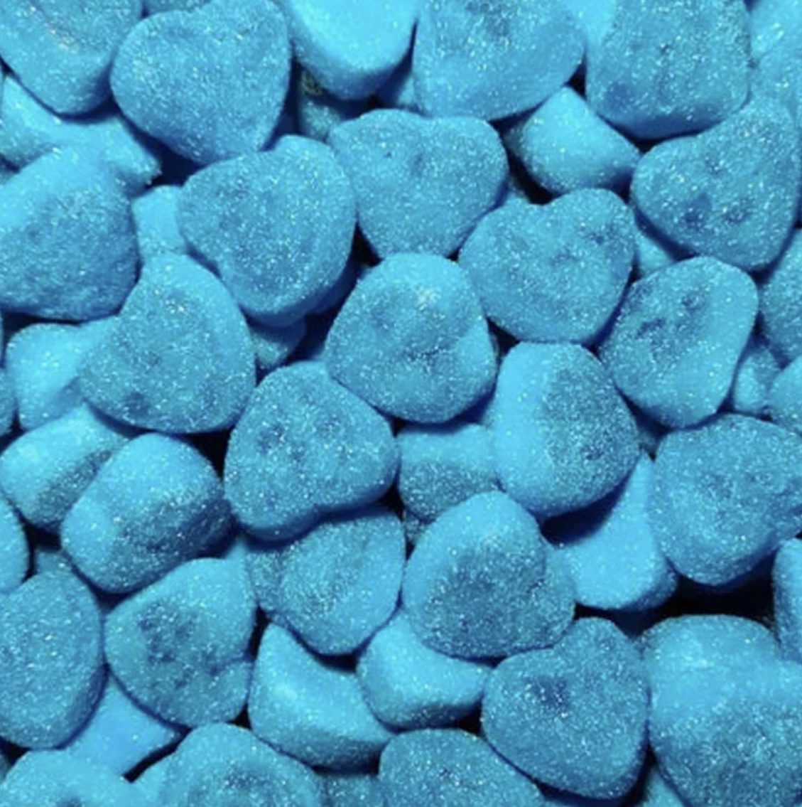 Fizzy Jelly Filled Raspberry Hearts Candy