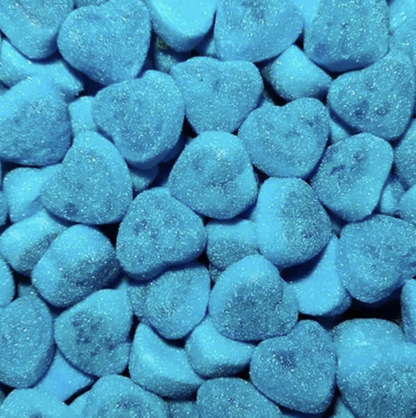 Fizzy Jelly Filled Raspberry Hearts Candy