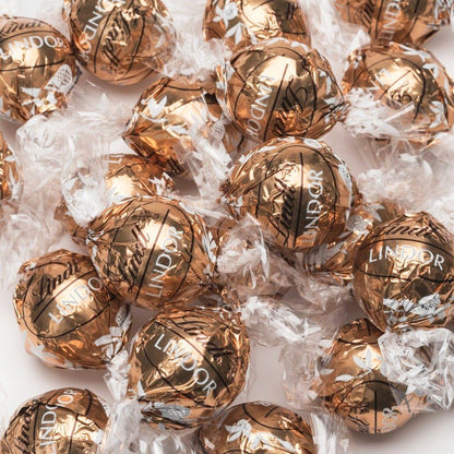 Lindt Fudge Swirl Milk Chocolate Truffles in a Victorian Jar