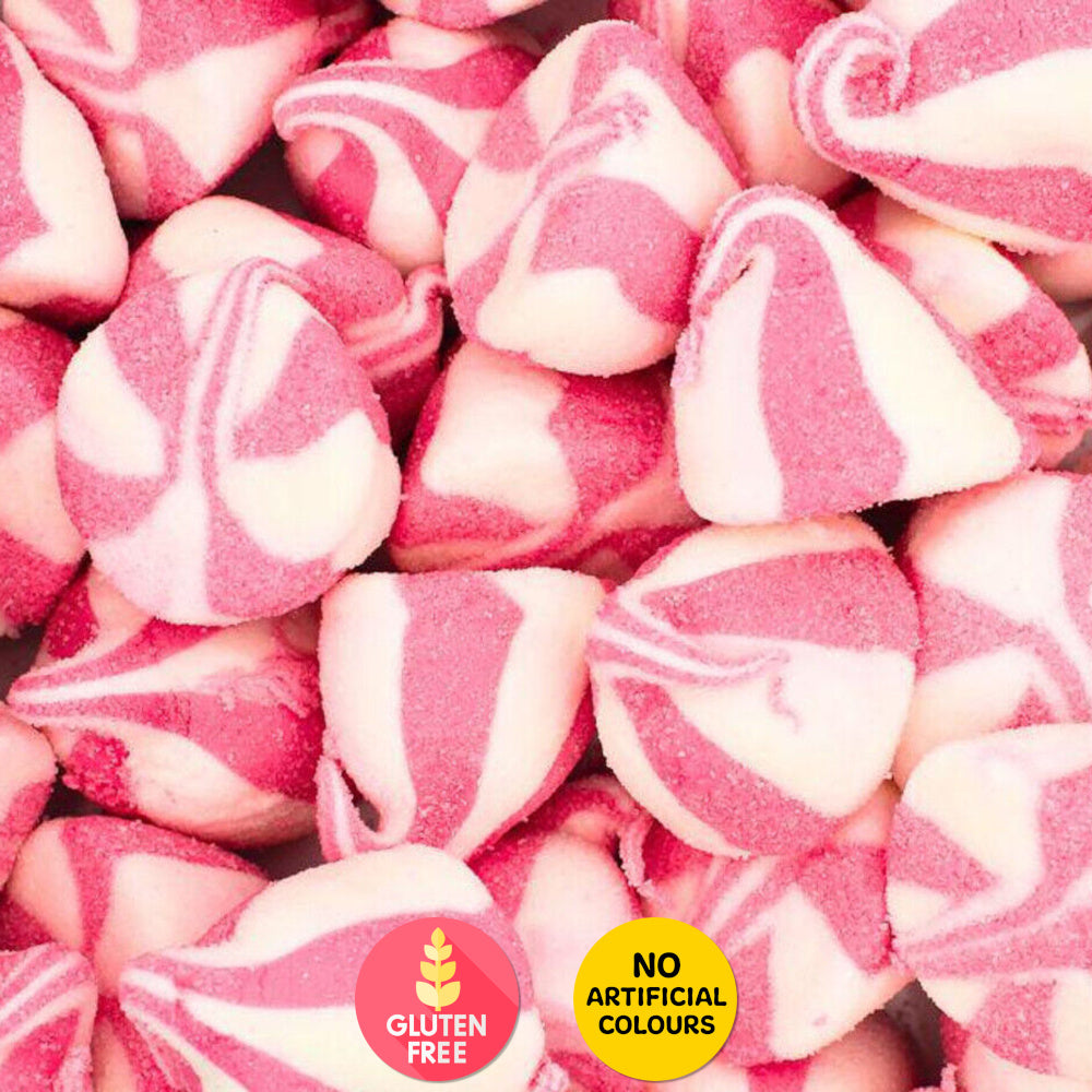 Strawberry Flavoured Marshmallow Whips - 100gms