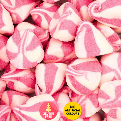 Strawberry Flavoured Marshmallow Whips - 100gms