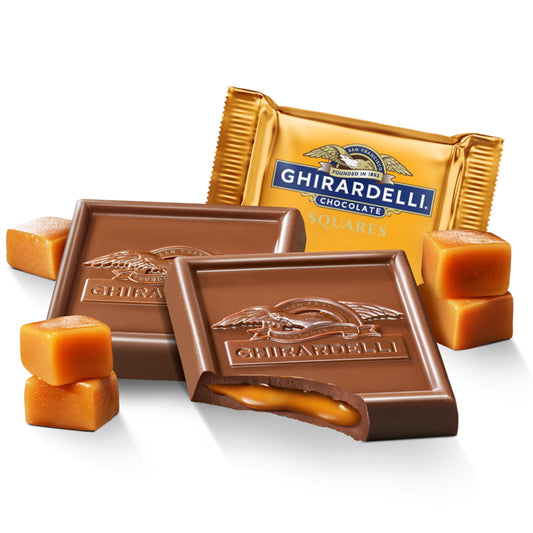 Ghirardelli Caramel Milk Chocolate Squares