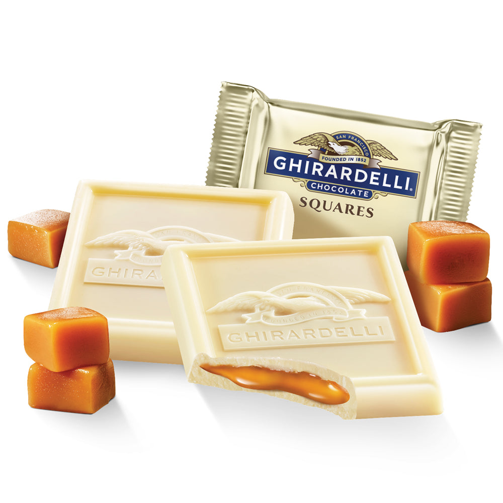 Ghirardelli Caramel White Chocolate Squares