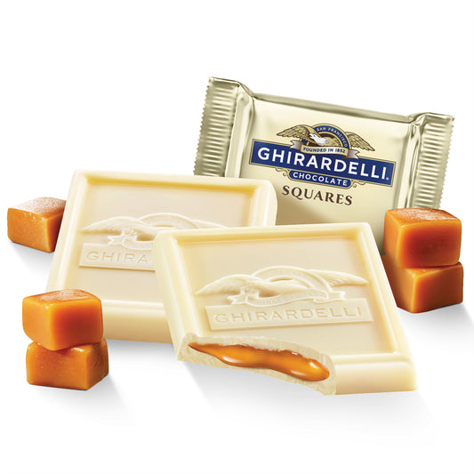 Ghirardelli Caramel White Chocolate Squares