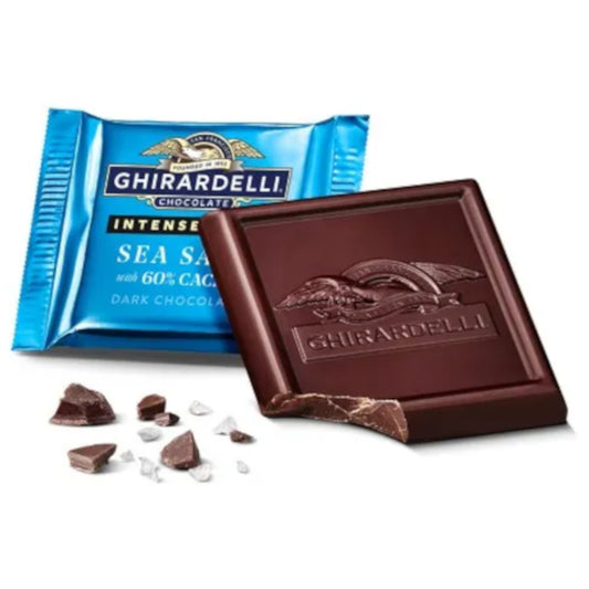 Ghirardelli Intense 60% Dark Chocolate & Sea Salt Squares