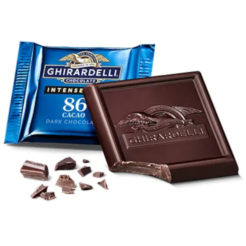 Ghirardelli Intense 86% Dark Chocolate Squares Midnight Reverie