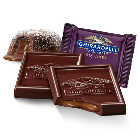 Ghirardelli Lava Cake Dark Chocolate Squares