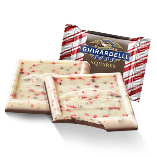 Ghirardelli Peppermint Bark Dark Chocolate Squares