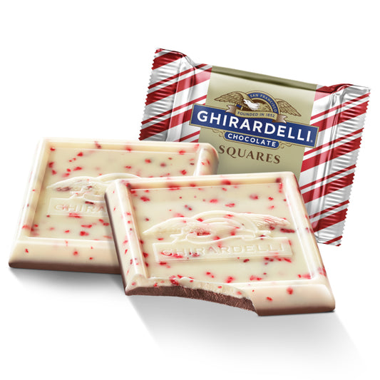 Ghirardelli Peppermint Bark Milk & White Chocolate Squares