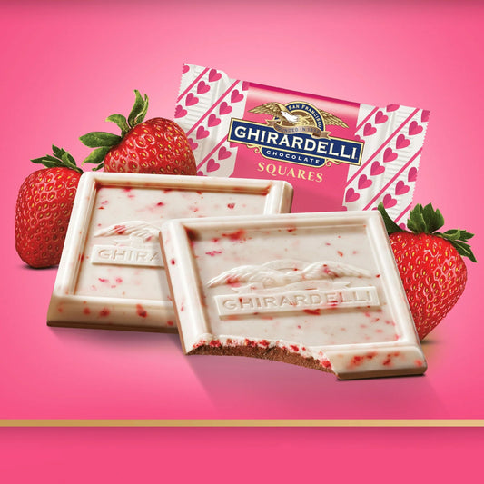Ghirardelli Strawberry Bark Squares
