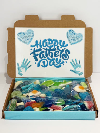 Father Day 450g Pick and Mix Sweets Gift Box, Hearts & Hands Design