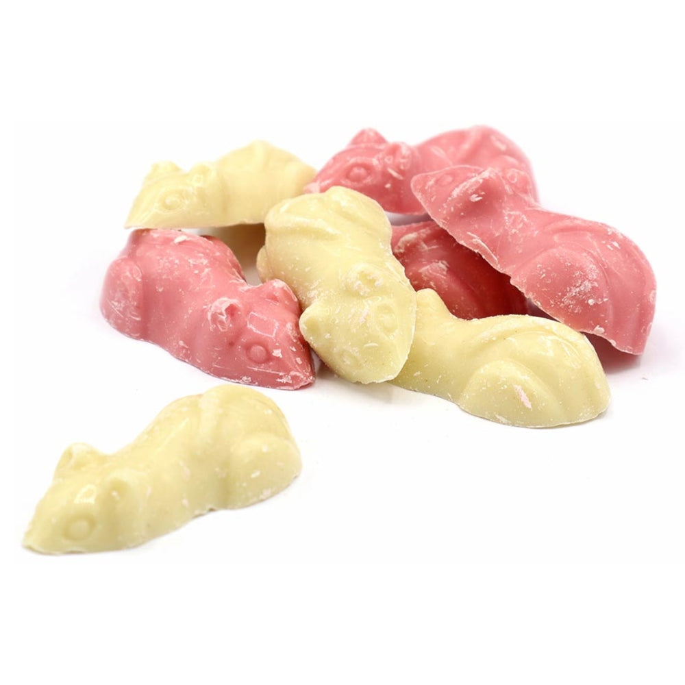 Pink & White Mice Shaped Candy
