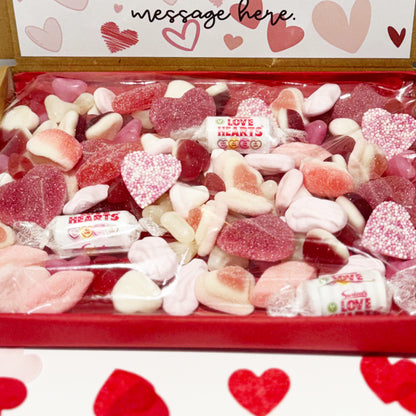 Personalised Happy Valentines Day Sweet Box