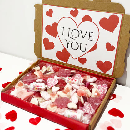 Personalised I Love You Valentines Sweet Box