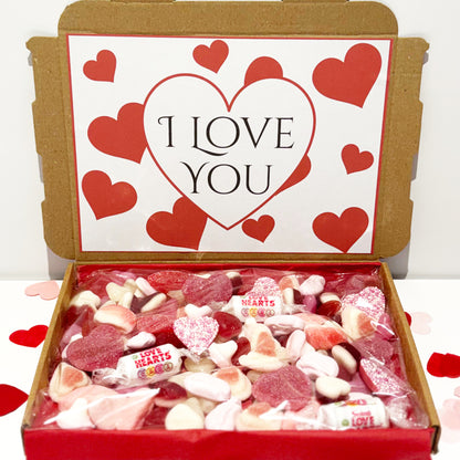 Personalised I Love You Valentines Sweet Box