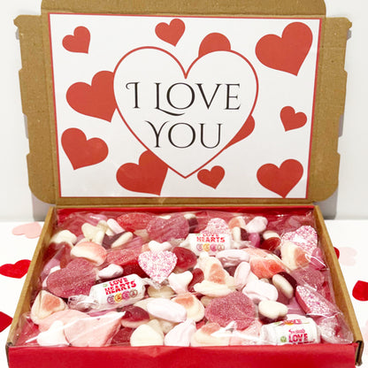 Personalised I Love You Valentines Sweet Box