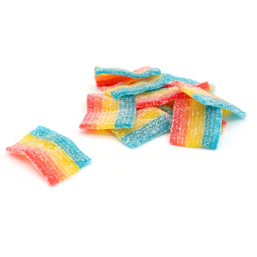 Mini Fizzy Rainbow Belts - 100gms