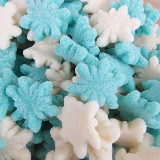 Raspberry and Vanialla Snowflakes Jelly Candy