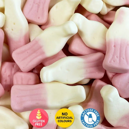 Strawberry Milkshake Bottles Candy