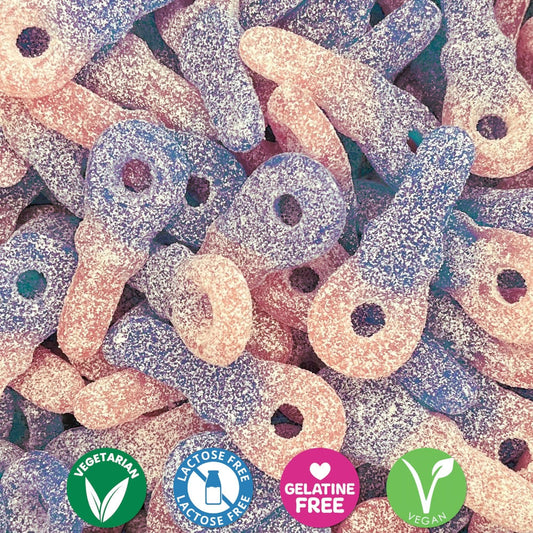 Vegan Fizzy Bubblegum Dummies Candy