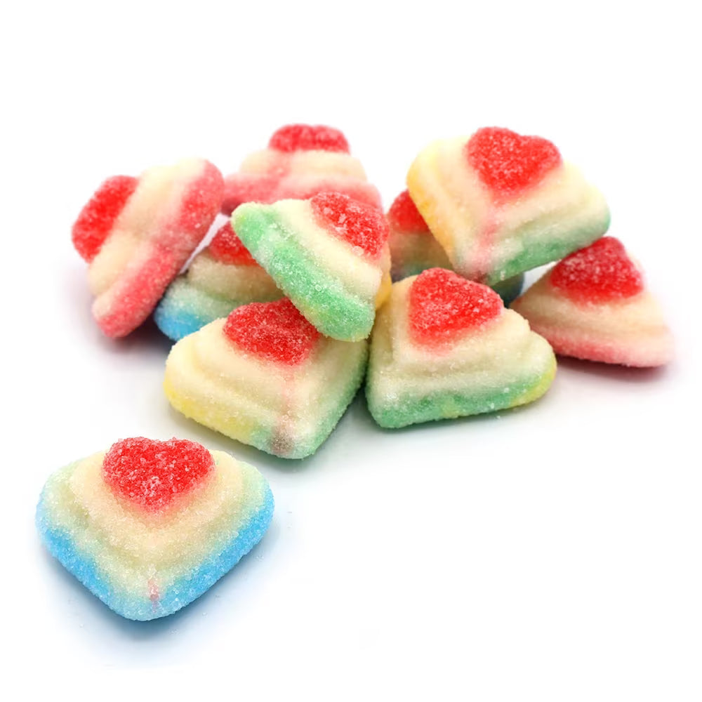 3D Sugared Hearts Candy