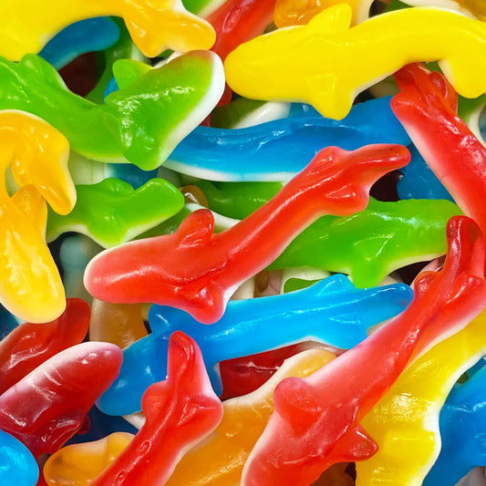 Fruit Flavoured Gummy Sharks Candy