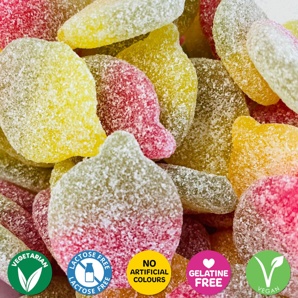 Vegan Fizzy Sour Apples - 100gms