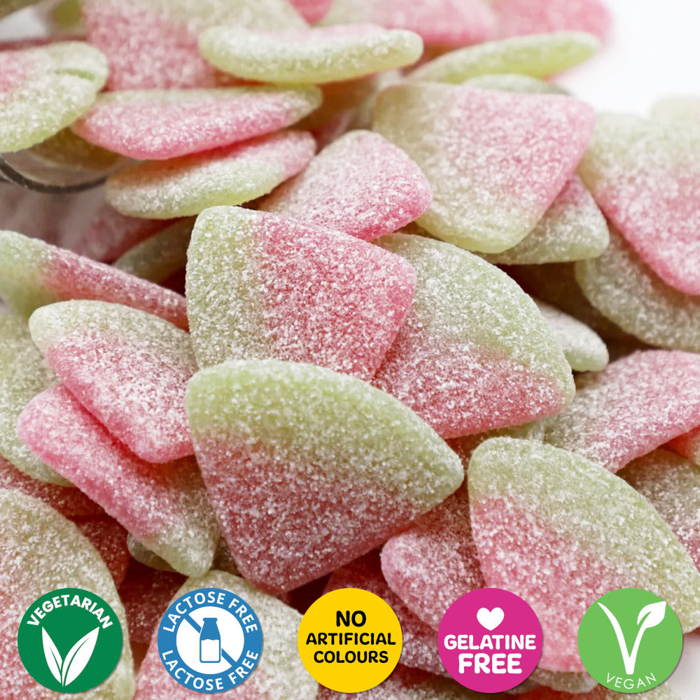 Vegan Sour Melon Slices - 100gms