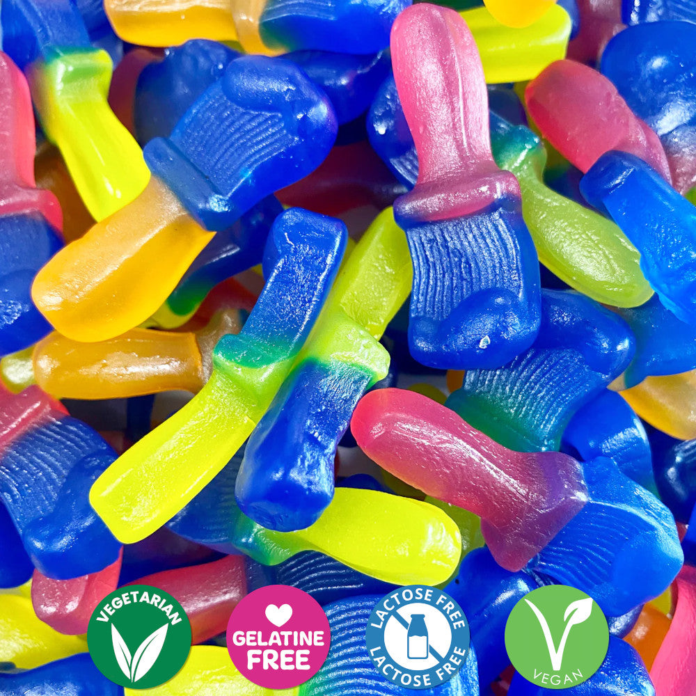 Vegan Tongue Painter Brushes Candy