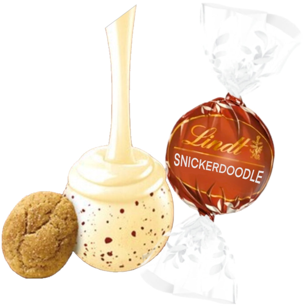 Lindt Lindor US Snickerdoodle Vanilla Cinnamon & Cookie White