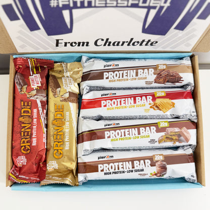 Personalised Protein Bars Gift Box for Men
