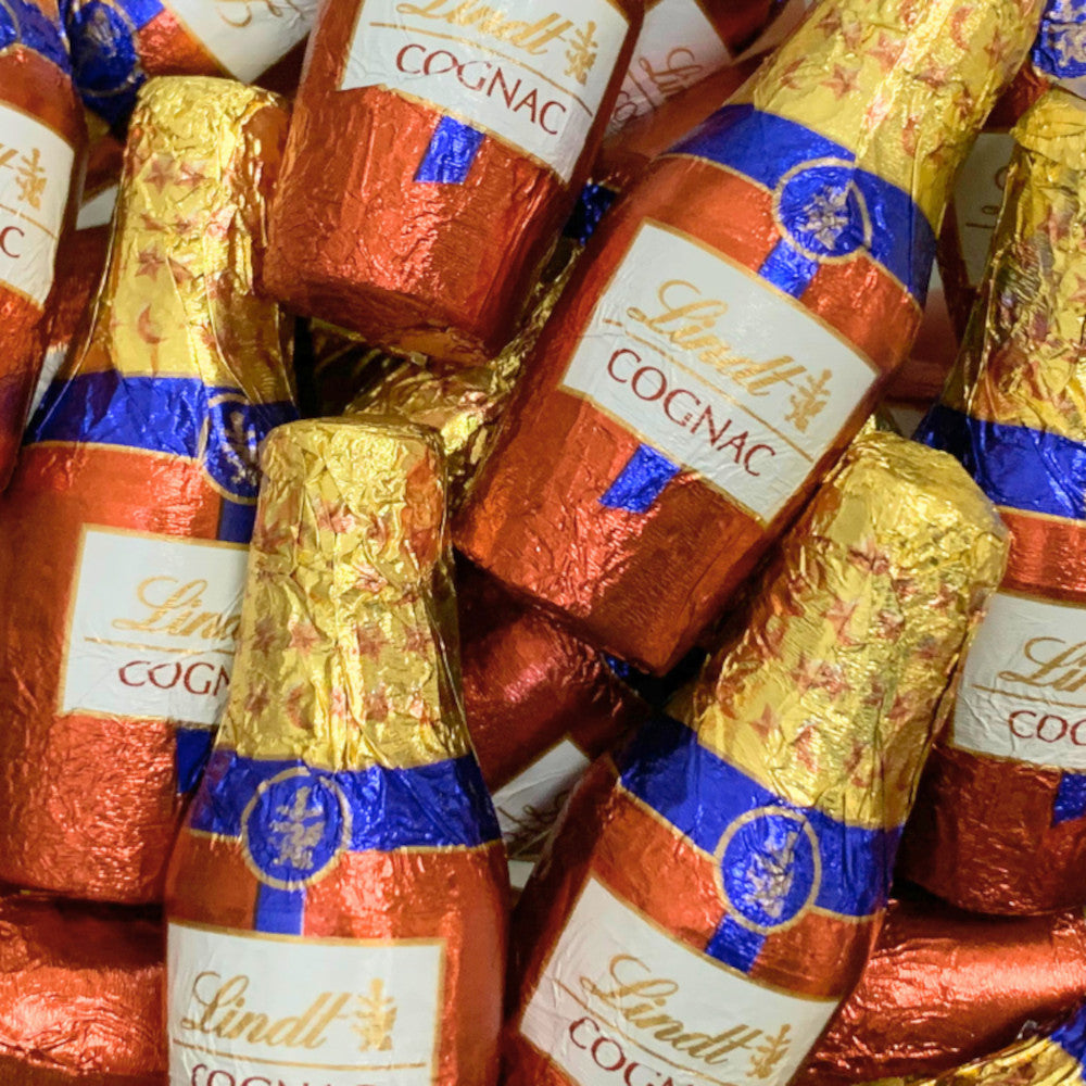 Lindt Cognac Liqueur filled Dark Chocolate Bottle