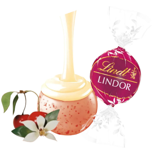 Lindt Lindor Cherry Vanilla White Chocolate Truffles