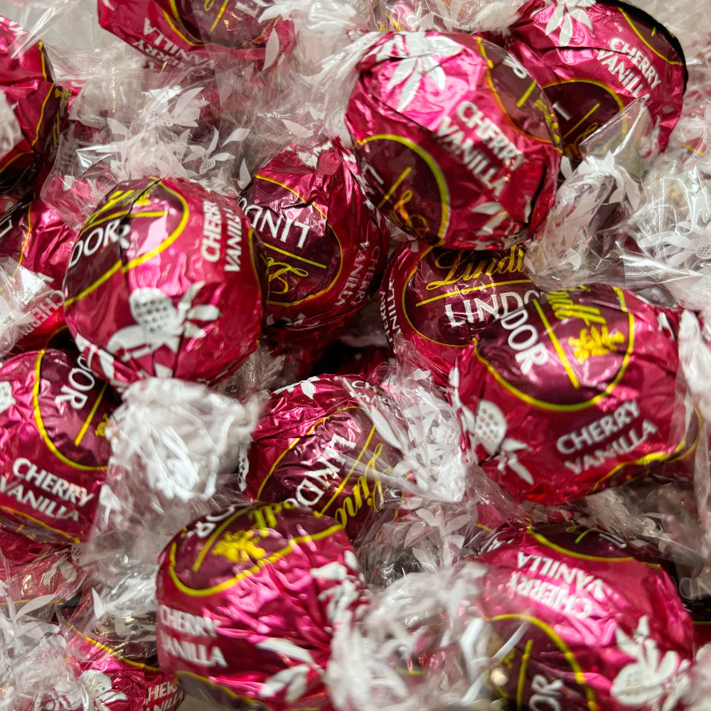 Lindt Lindor Cherry Vanilla White Chocolate Truffles