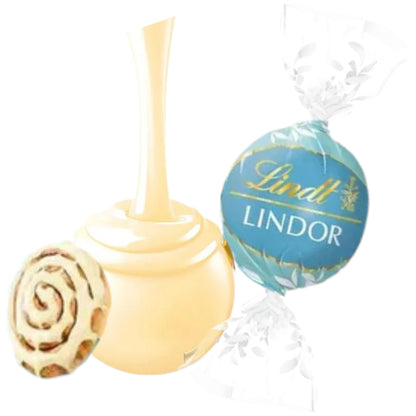 Lindt Lindor Cinnamon Swirl White Chocolate Truffles