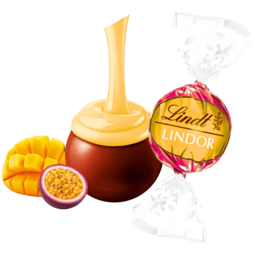 Lindt Lindor Mango & Passion Fruit Milk Chocolate Truffle