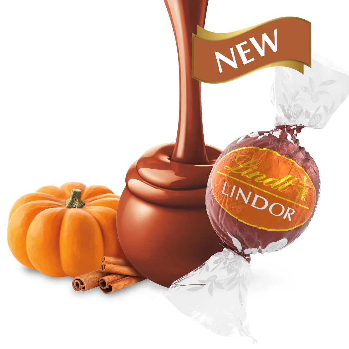 Lindt Lindor Pumpkin Spice Milk Chocolate Truffles
