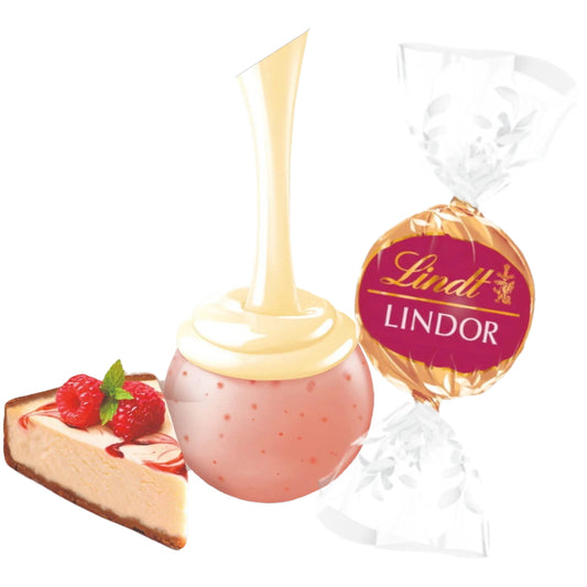 Lindt Lindor Raspberry Cheesecake White Chocolate Truffles