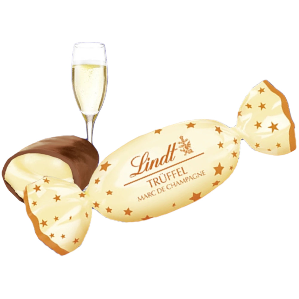 Lindt Marc de Champagne Milk & White Cone