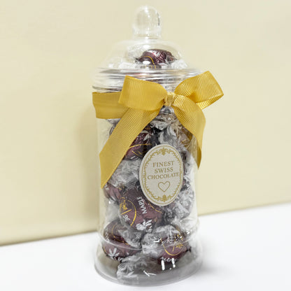 Lindt Maple Milk Chocolate Truffles in a Victorian Jar